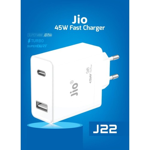 JIO J22 45W FAST CHARGER